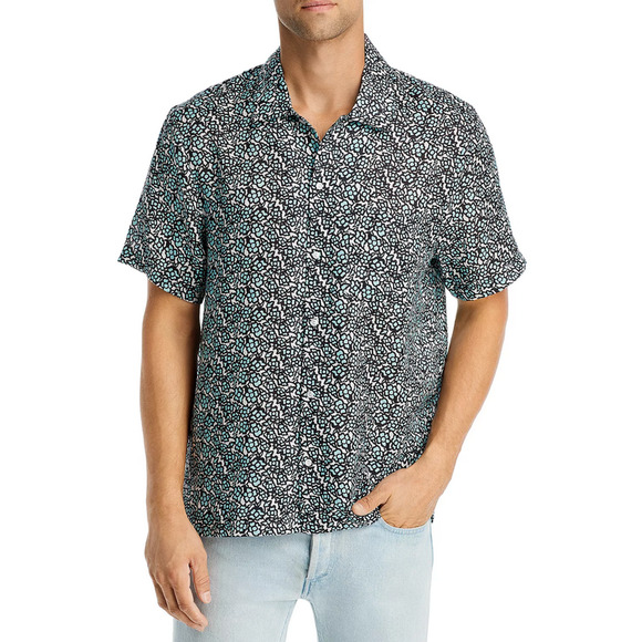 Solid & Striped The Cabana Short Sleeve Linen Shirt Multi Size XL 2858 - Picture 1 of 1